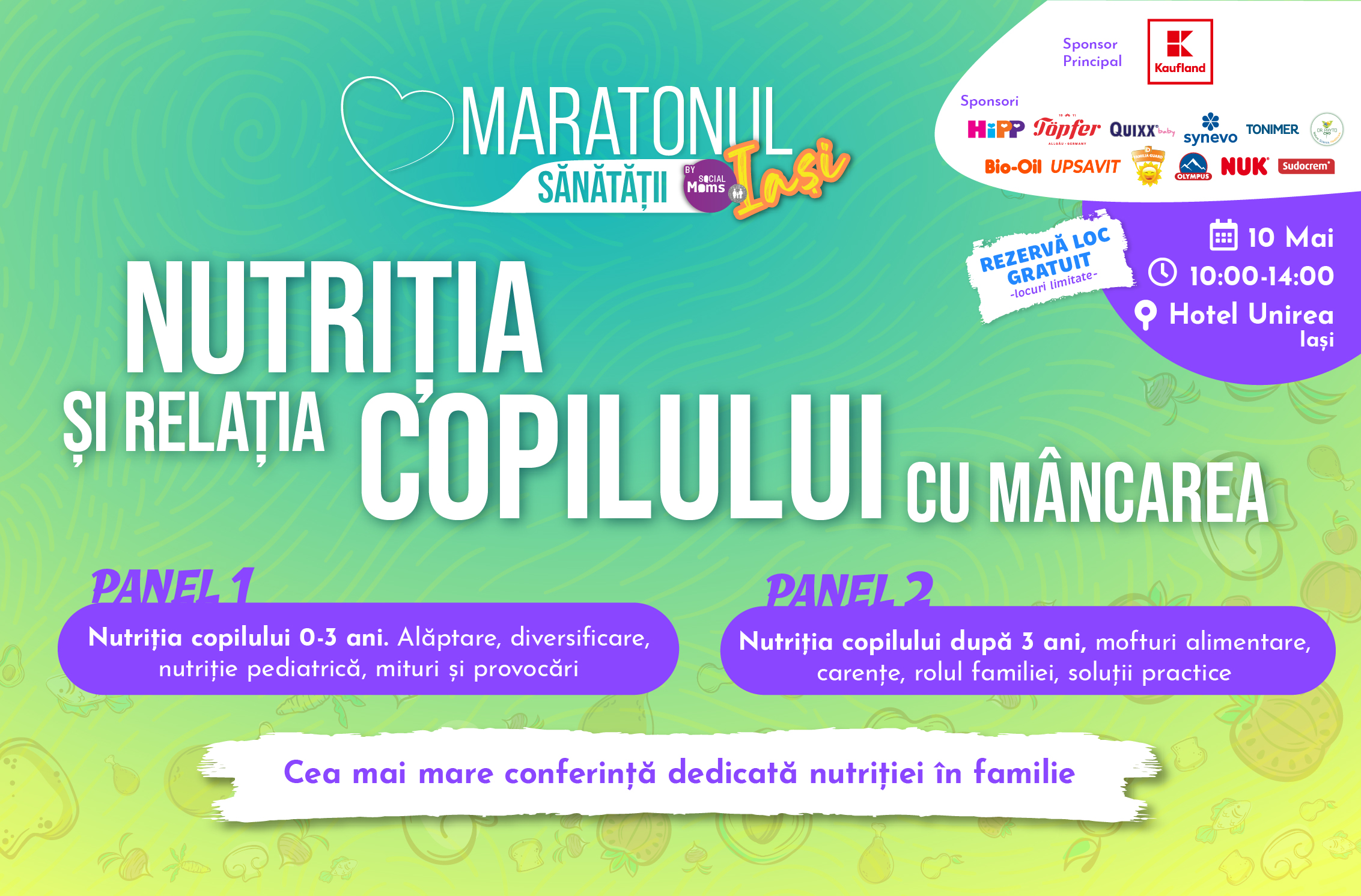 MARATONUL SĂNĂTĂȚII - Nutriția și relația copilului cu mâncarea