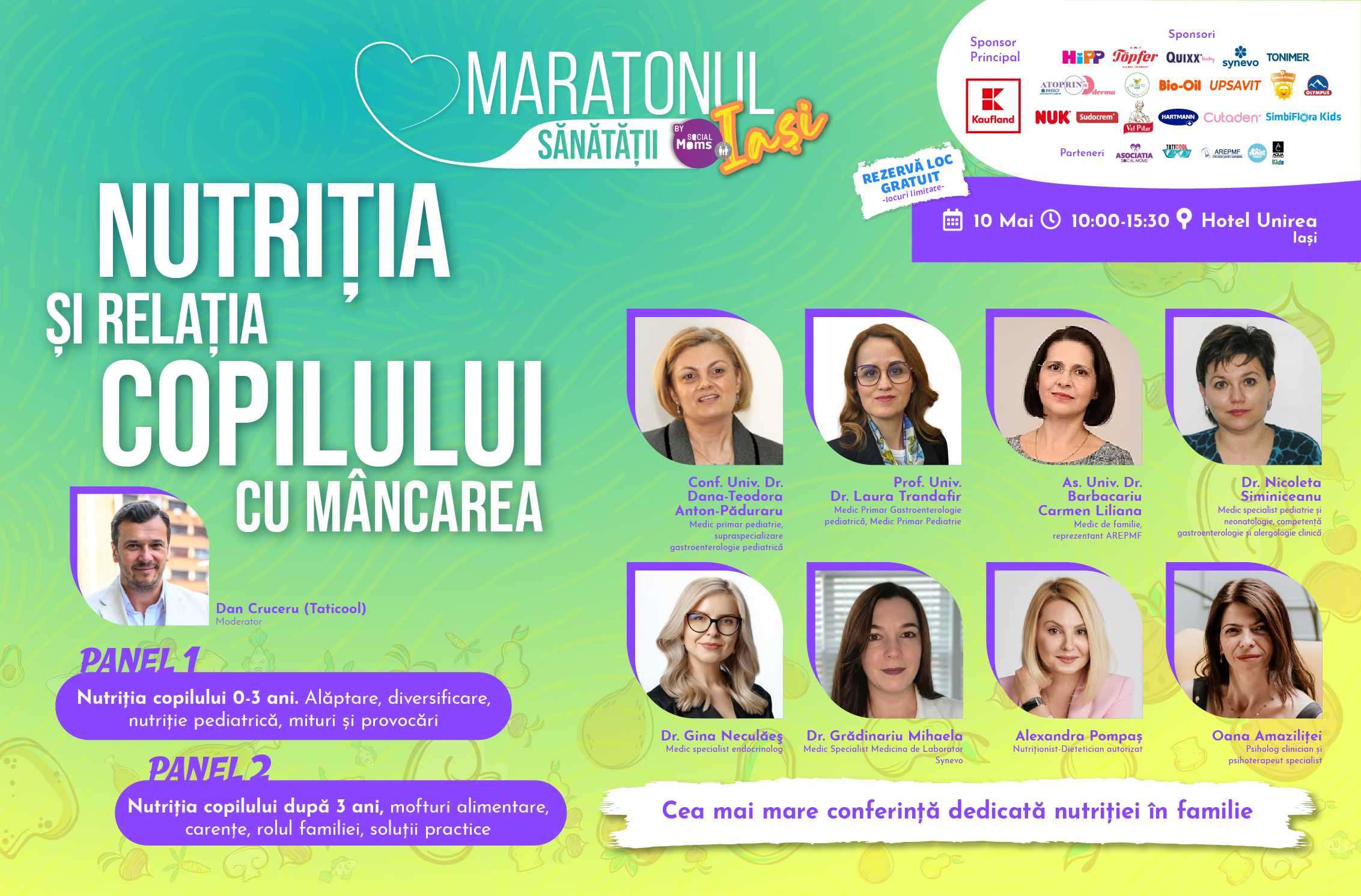 MARATONUL SĂNĂTĂȚII - Nutriția și relația copilului cu mâncarea