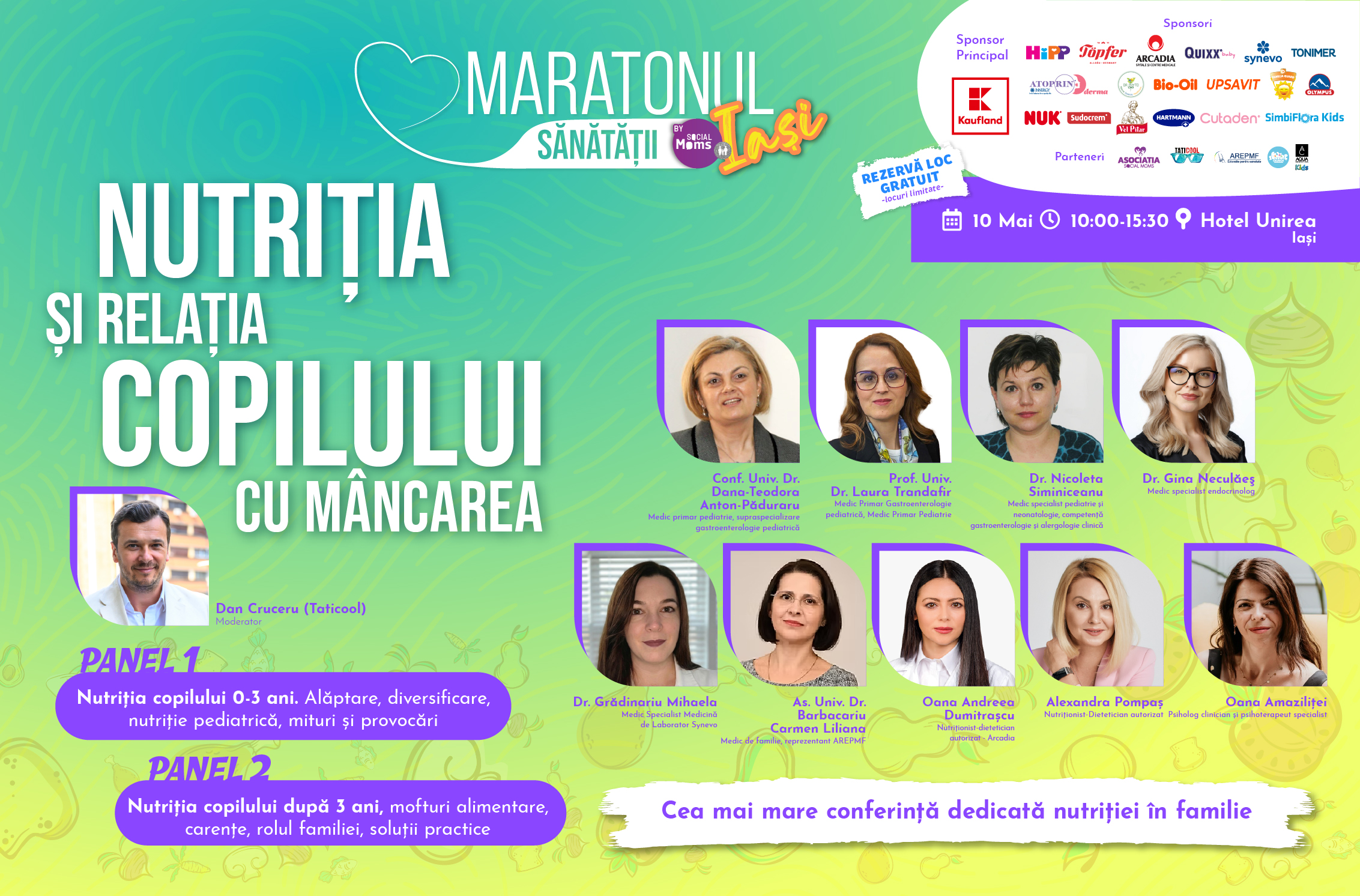 MARATONUL SĂNĂTĂȚII - Nutriția și relația copilului cu mâncarea